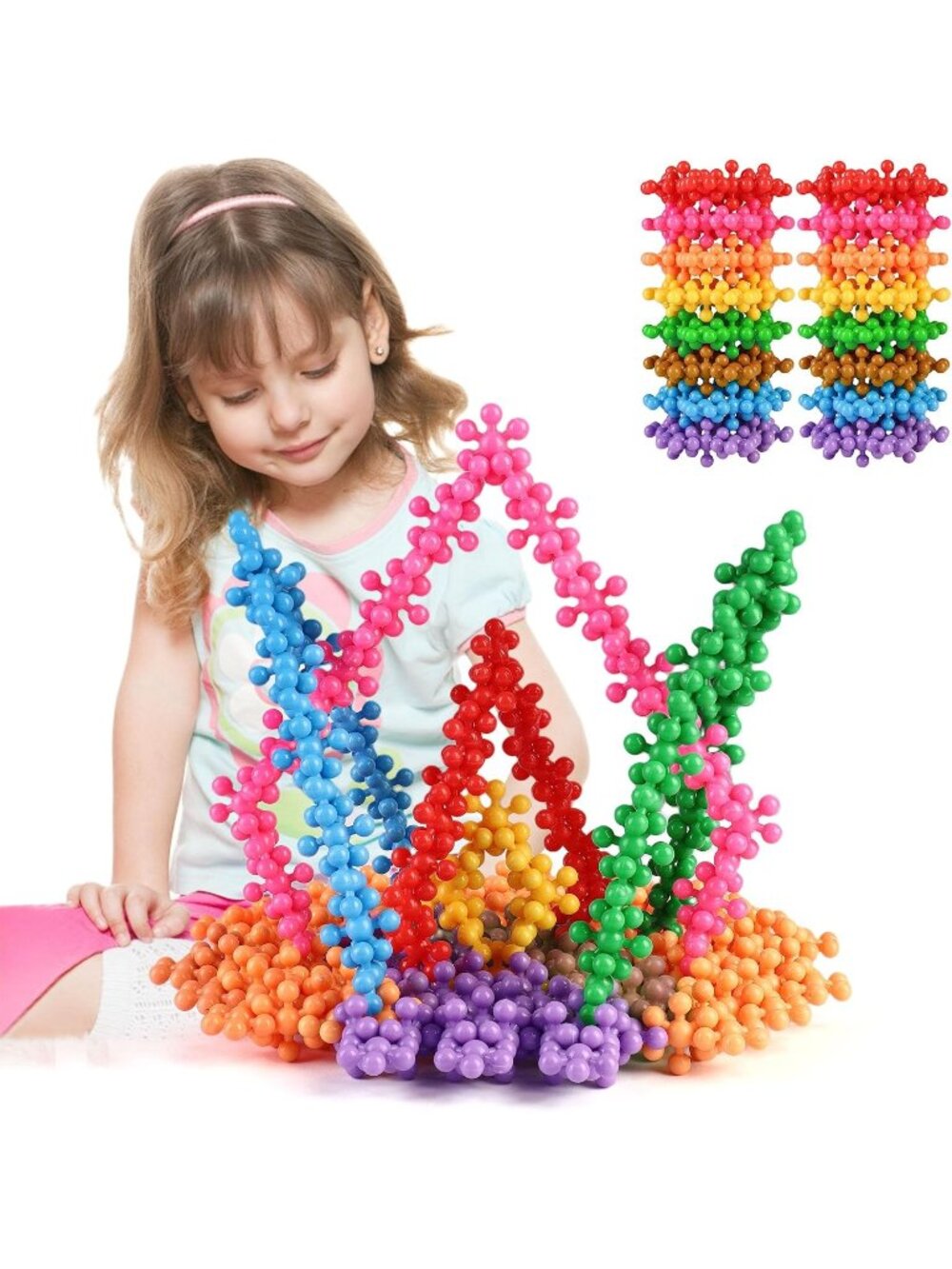New 400 Pieces Building Blocks Kids STEM Toys Educational Classroom